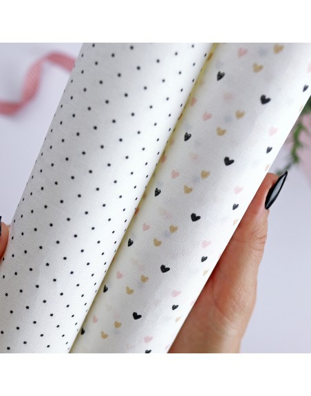 Dots binding fabric, 'New Love'