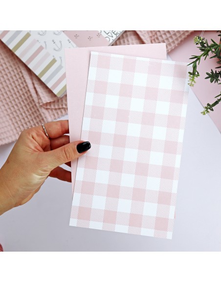 Set of 2 sheets 'Vichy Love'