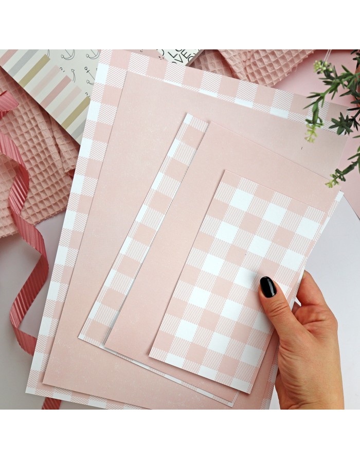Set of 2 sheets 'Vichy Love' Set of 2 sheets 'Vichy Love'