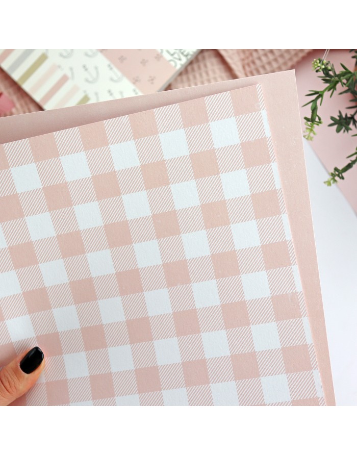 Set of 2 sheets 'Vichy Love' Set of 2 sheets 'Vichy Love'