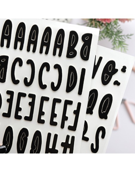 Black Chipboard Alphabet