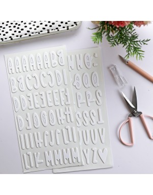 Blanco Chipboard Alphabet 2