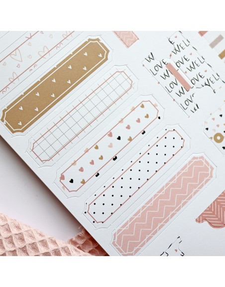 Paper pad 12x12", 'New Love'