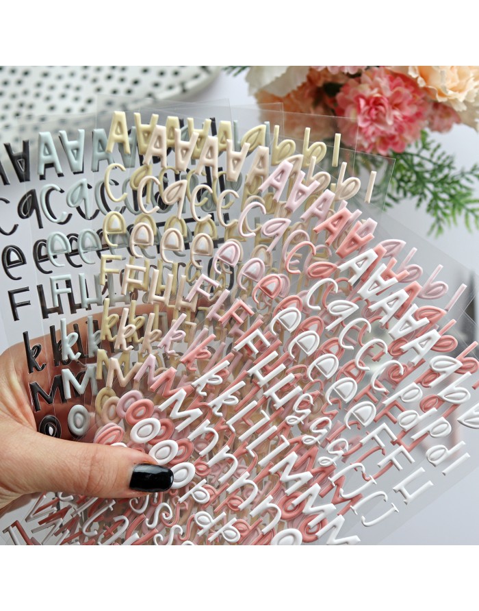 ABC Negro puffy stickers | RitaRita