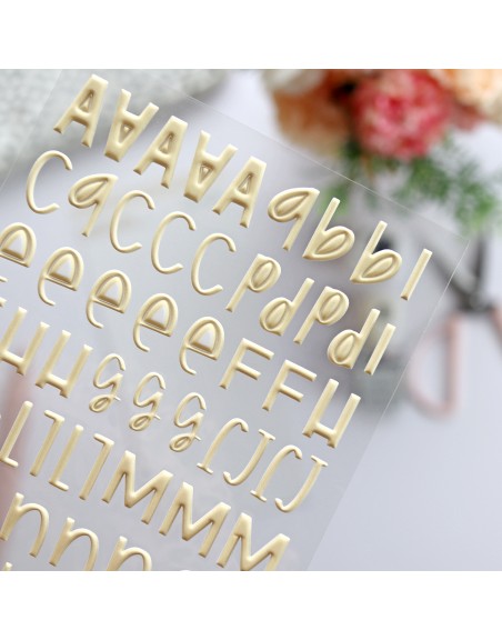 Puffy Stickers Honey Alphabet