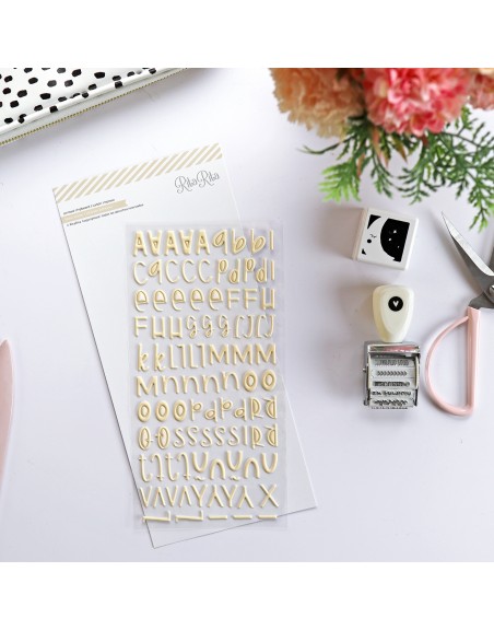 Puffy Stickers Honey Alphabet