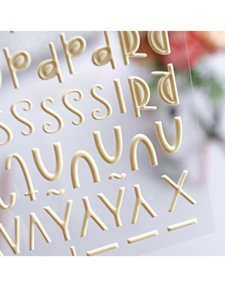 Puffy Stickers Honey Alphabet