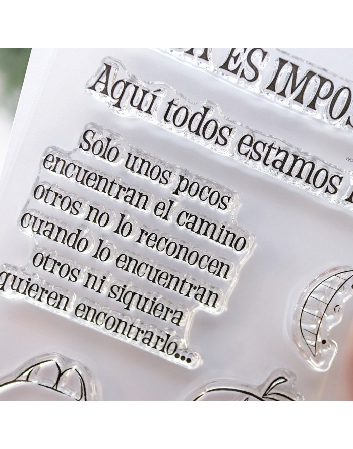 Stamp nada es imposible of Clearmi Stamp nada es imposible of Clearmi