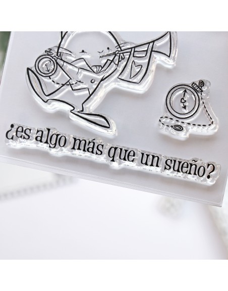 Conejo Blanco clear stamps set | ClearMi