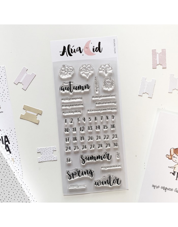 This Season ENGLISH clear stamps set...