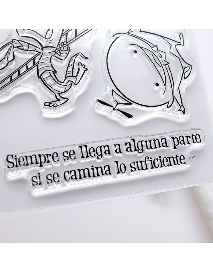Siempre se llega clear stamps set |...