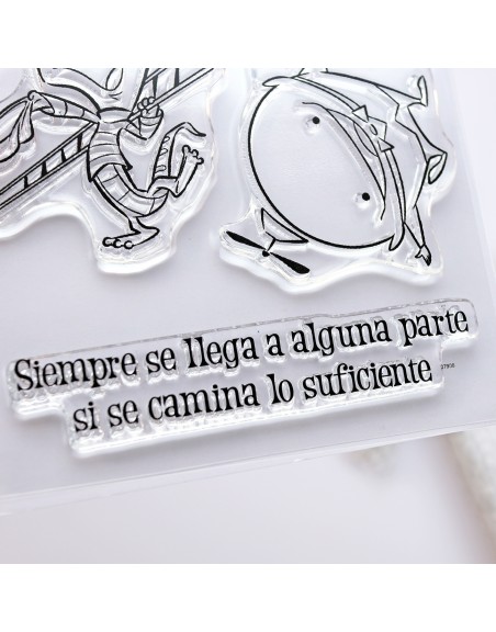 Siempre se llega clear stamps set | ClearMi