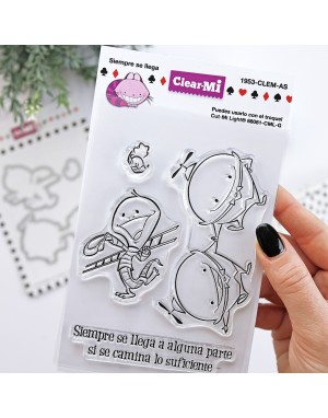 Siempre se llega clear stamps set | ClearMi