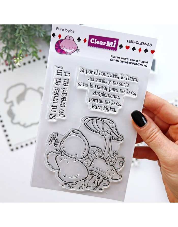 Pura lógica clear stamps set | ClearMi