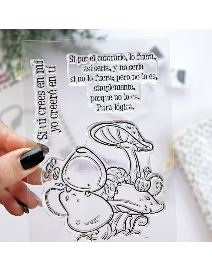 Pura lógica clear stamps set | ClearMi