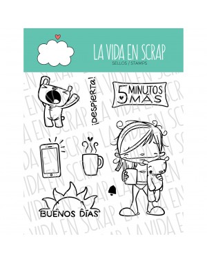 Buenos días clear stamps set | La Vida en Scrap 2