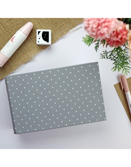 4x6" binder Corazones | Panda collection