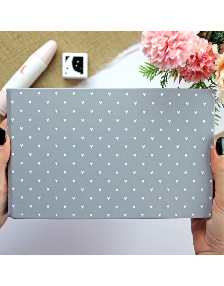 4x6" binder  Corazones | Panda collection