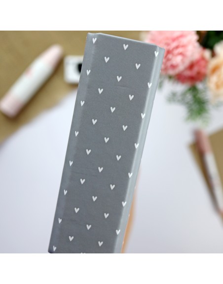 4x6" binder Corazones | Panda collection