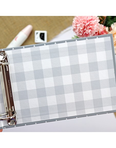 4x6" binder Corazones | Panda collection