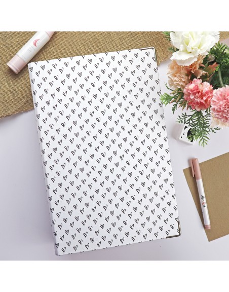 6x12'' binder Corazones |Travel collection