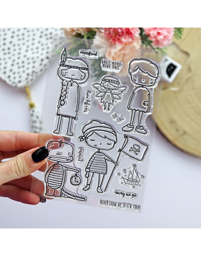 Lost boys ENGLISH clear stamps set |...