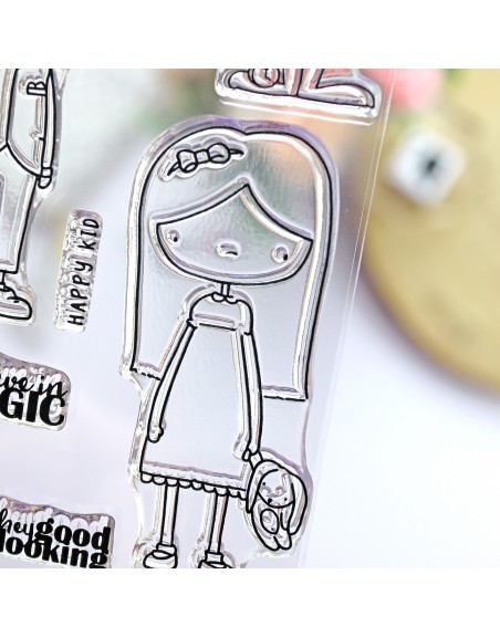 Wonderland ENGLISH clear stamps set | Alúa Cid