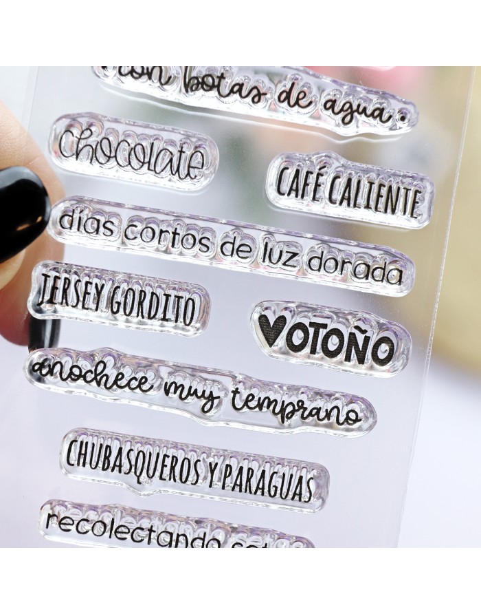 Momentos de otoño clear stamps set Momentos de otoño clear stamps set
