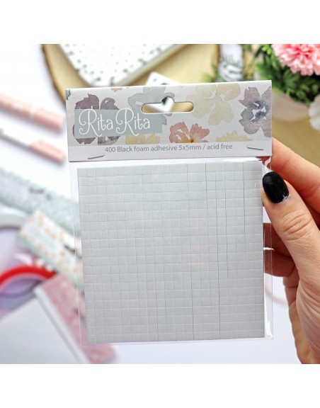 Black dots foam adhesive