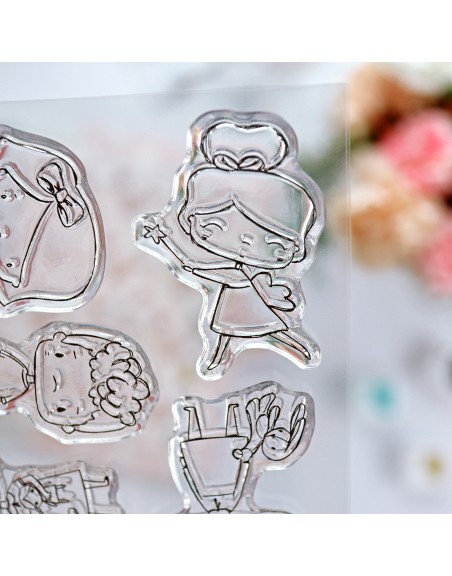 MiniLulis Patio clear stamps set | Alúa Cid