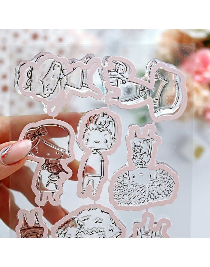 MiniLulis Patio stamps & dies set | Alúa Cid