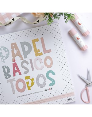 Basic dot paper pad 12x12"