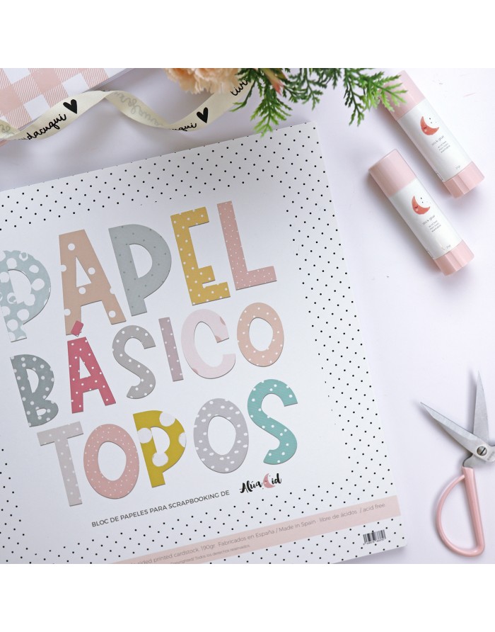Basic Topos 12x12" paper pad | Alúa Cid design
