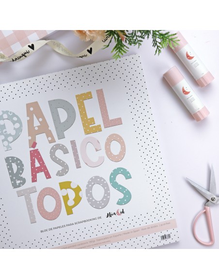 Basic Topos 12x12" paper pad | Alúa Cid design