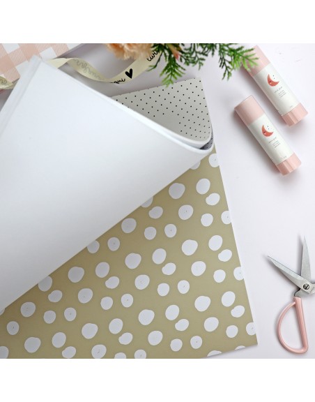 Basic dot paper pad 12x12"