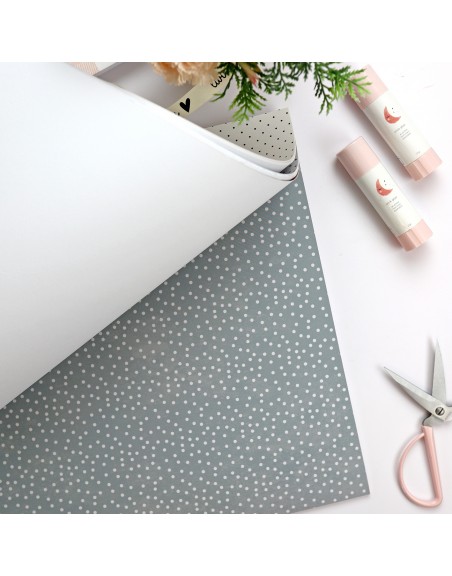 Basic dot paper pad 12x12"