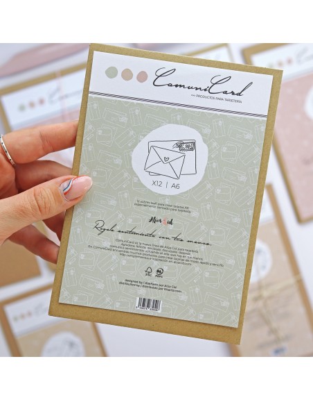 Set of 12 C6 kraft envelopes