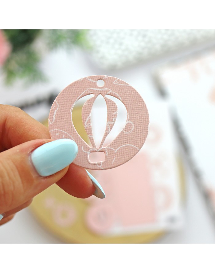 Travel tags die set Travel tags die set