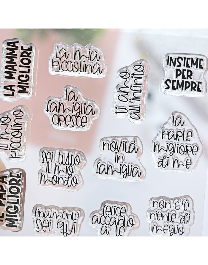 Messagi Bimbi ITALIAN clear stamps...