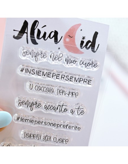 'Messaggi in Famiglia' stamp by Alúa Cid