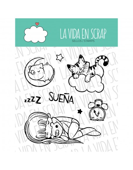 Sueña clear stamps set | La Vida en Scrap