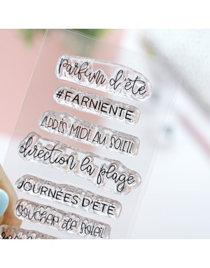 Moments d'été FRENCH clear stamps set | Alúa Cid 2