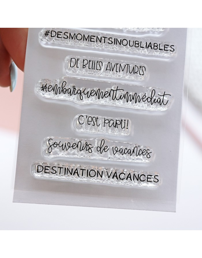 'Moments de Vacances' stamp - RitaRita 'Moments de Vacances' stamp - RitaRita