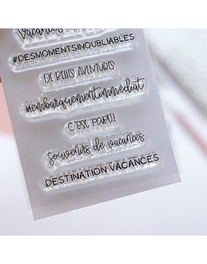 'Moments de Vacances' stamp - RitaRita 'Moments de Vacances' stamp - RitaRita