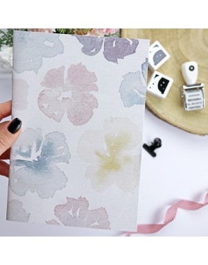 Flowers A5 thin notebook