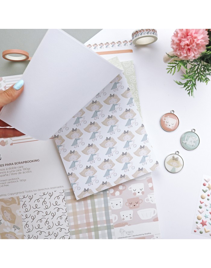 CeliAlice 6x8" paper pad | Alúa Cid design