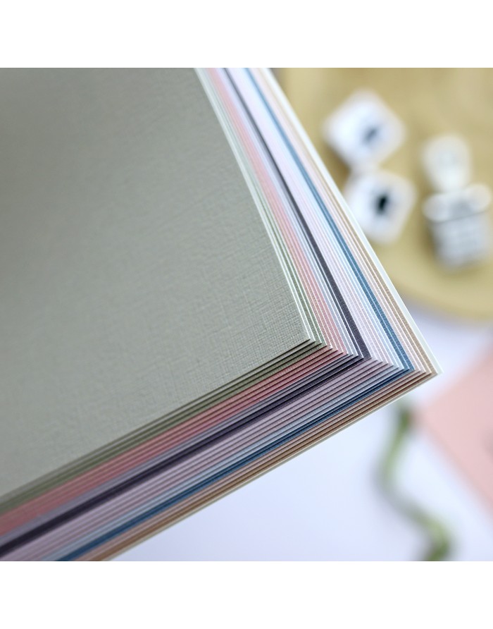 Textured paper 6x8" paper pad | ComuniCard collection by Alúa Cid