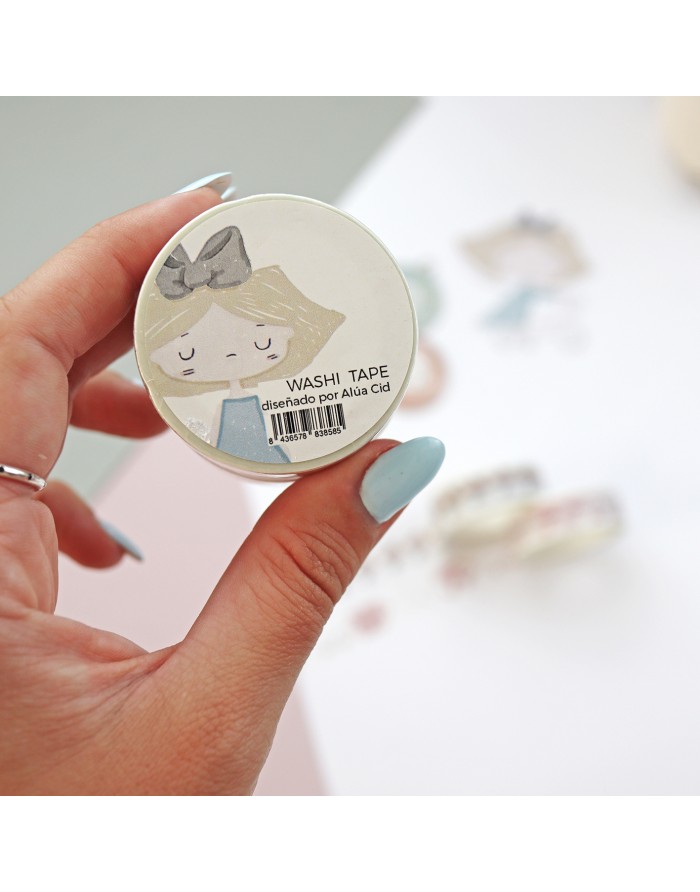 Set of 2 illustration washi tapes,... Set of 2 illustration washi tapes,...