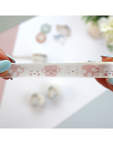 CeliAlice set of 2 illustration washi tapes |  Alúa Cid design