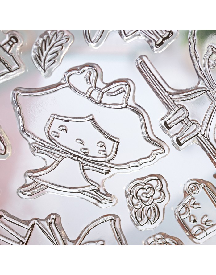 CeliaAlice stamps & dies set | Alúa Cid